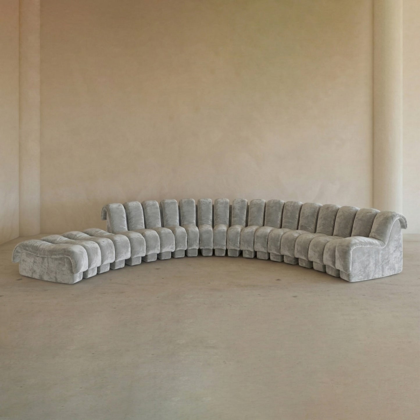 Serpenti Sofa 15 Piece With Ottoman