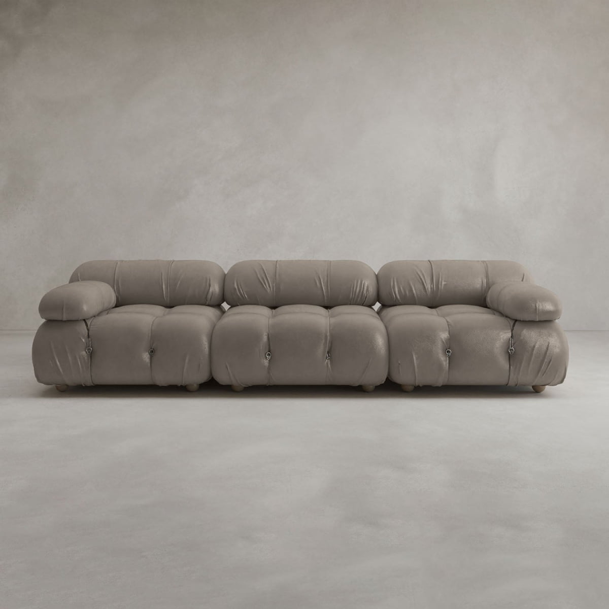 Belmont Sofa Classic Combination - ITALIAN LEATHER / TRUFFLE