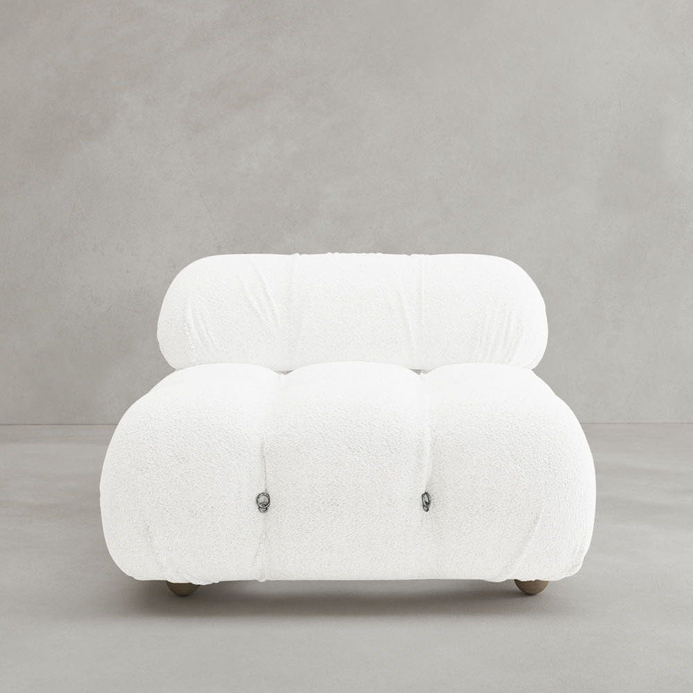 Belmont Sofa Middle Module - BOUCLE SHERPA / SNOW