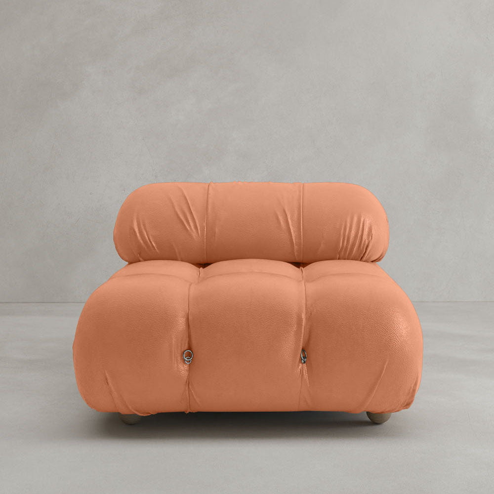 Belmont Sofa Middle Module - ITALIAN LEATHER / SUNSTONE