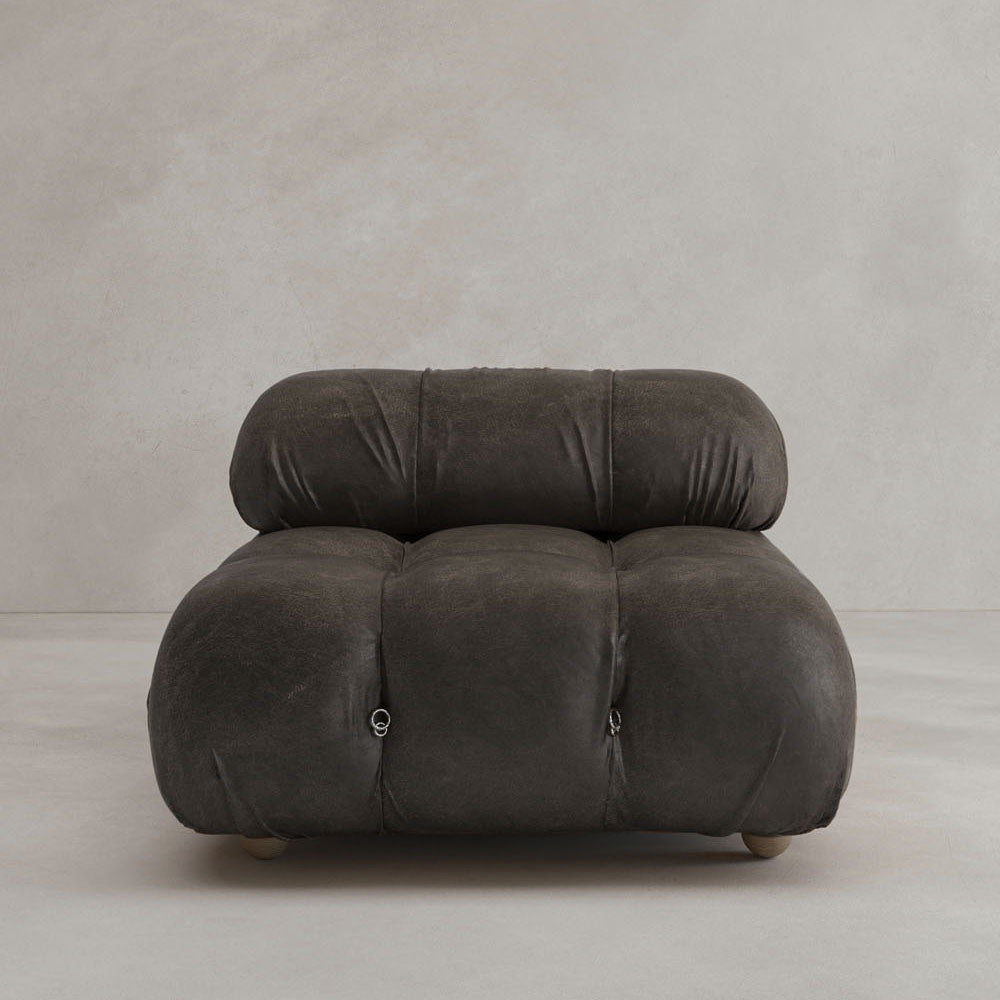 Belmont Sofa Middle Module - VINTAGE LEATHER / OBSIDIAN