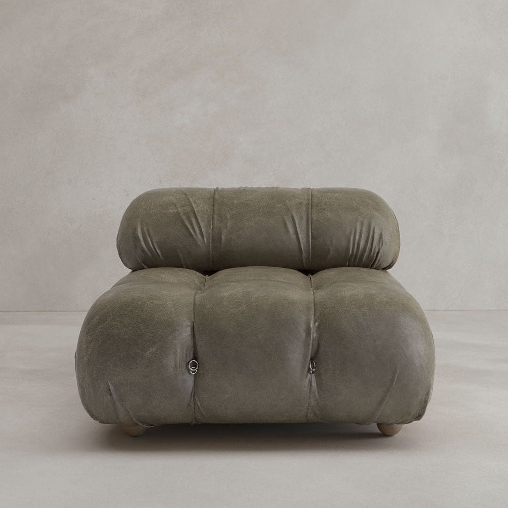 Belmont Sofa Middle Module - VINTAGE LEATHER / RHINO