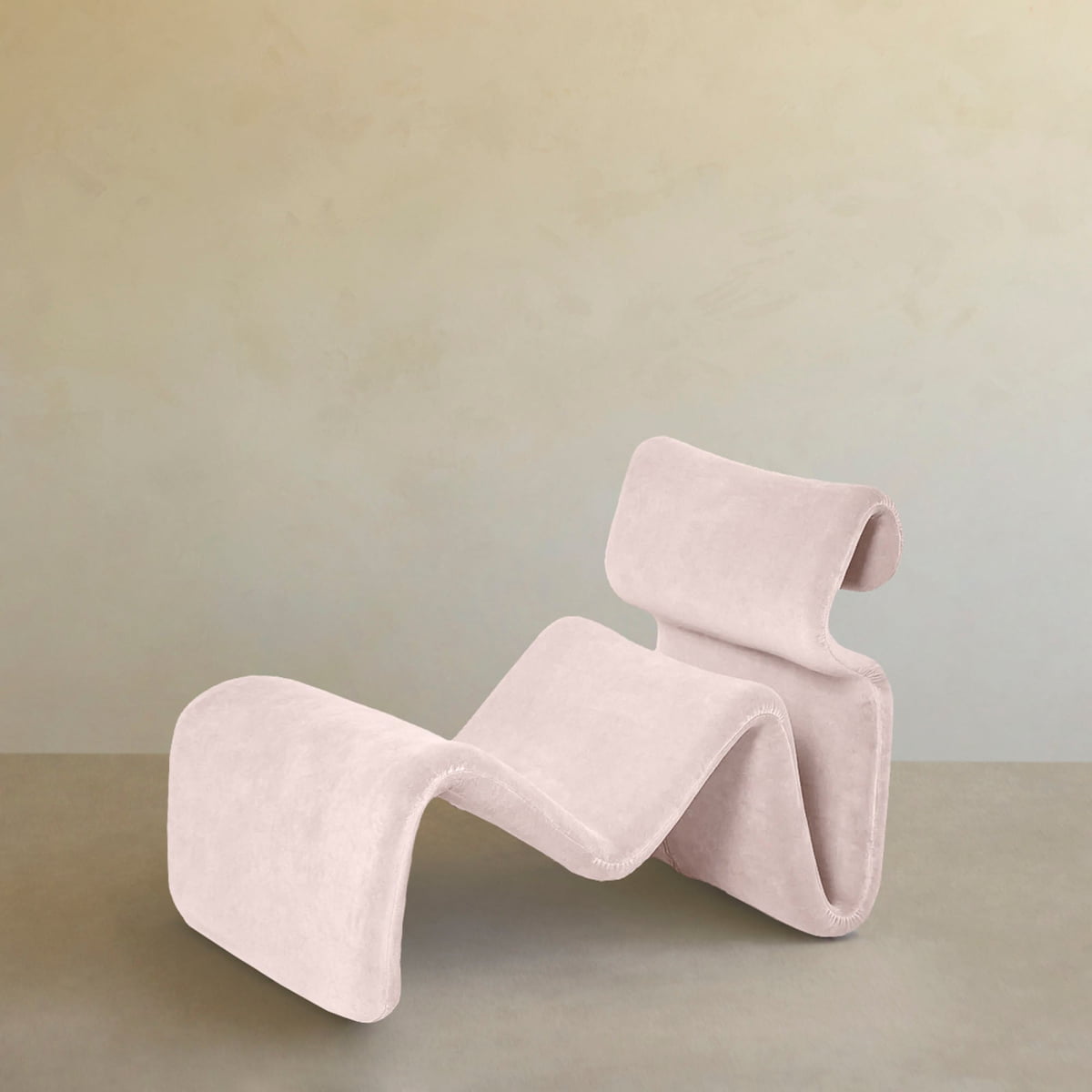 Infinity Chaise Lounge - VELVET / BLUSH