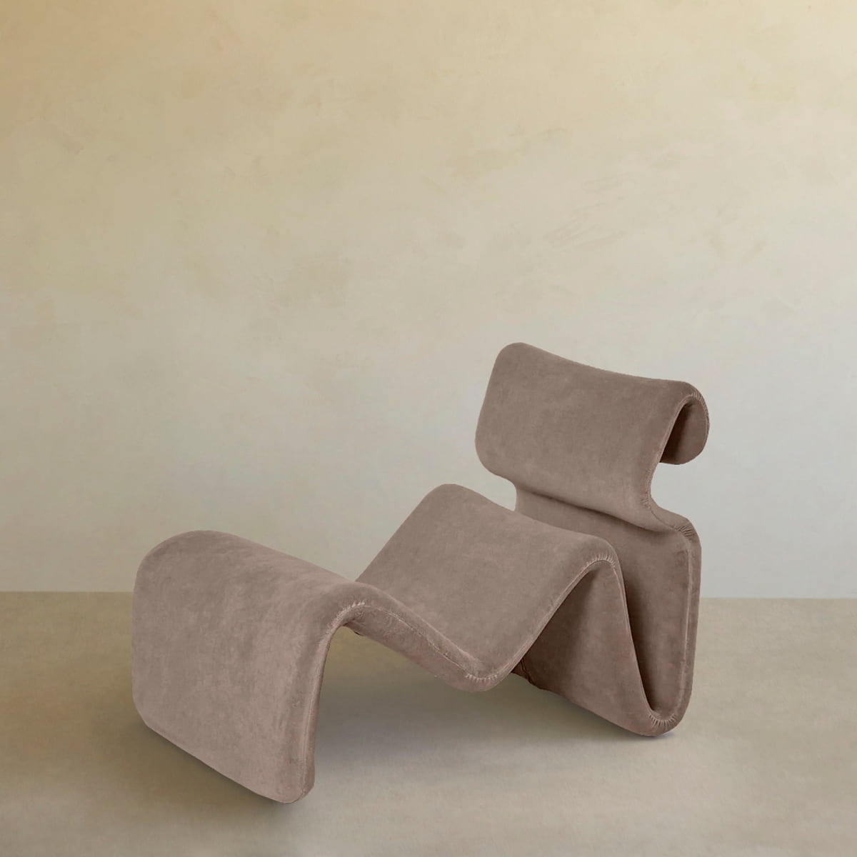 Infinity Chaise Lounge - VELVET / MINK