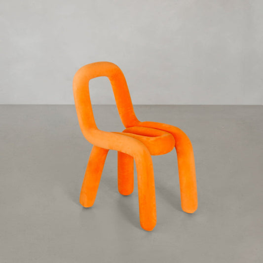 Loud Chair - VEGAN CASHMERE / ORANGE
