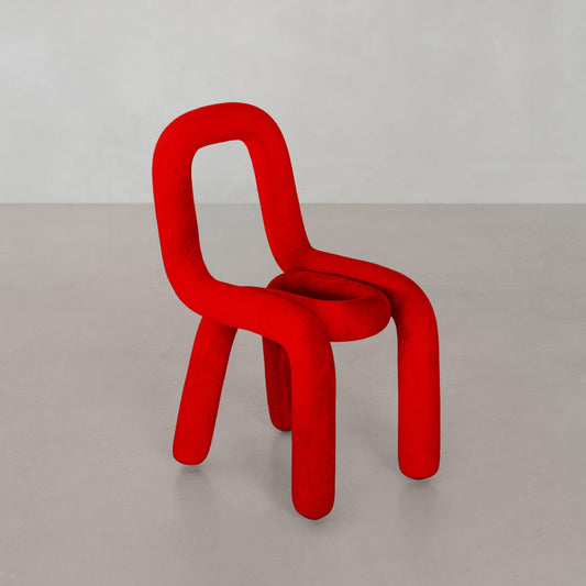 Loud Chair - VEGAN CASHMERE / RED