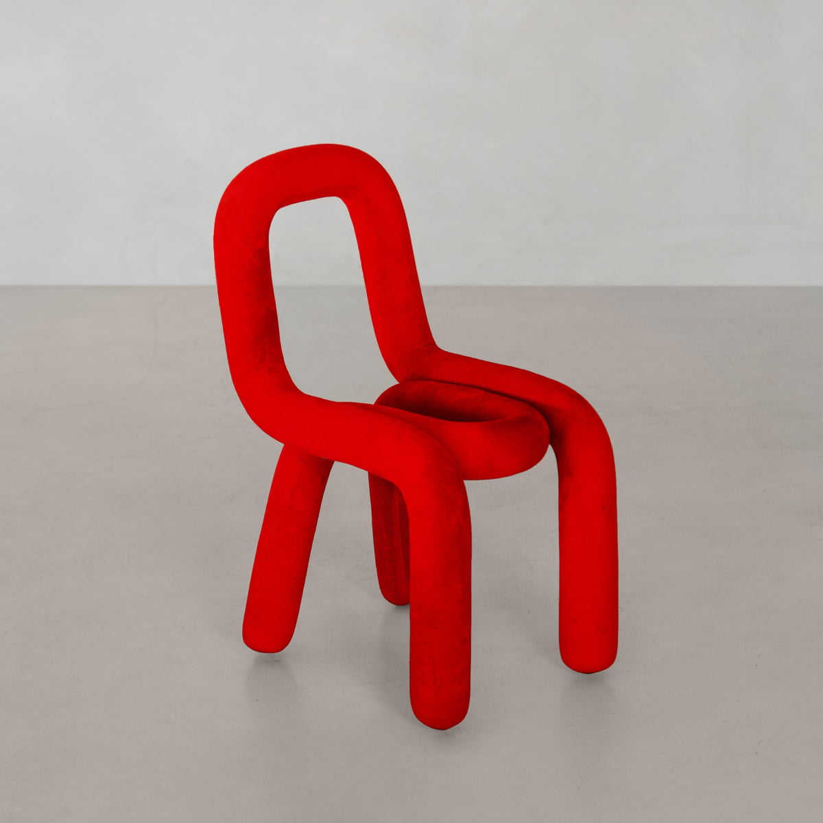 Loud Chair - VEGAN CASHMERE / RED