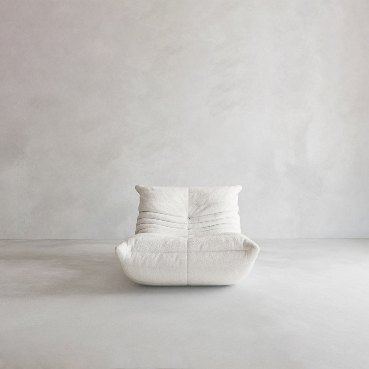 Rolo Lounge Chair - BOUCLE / SNOW