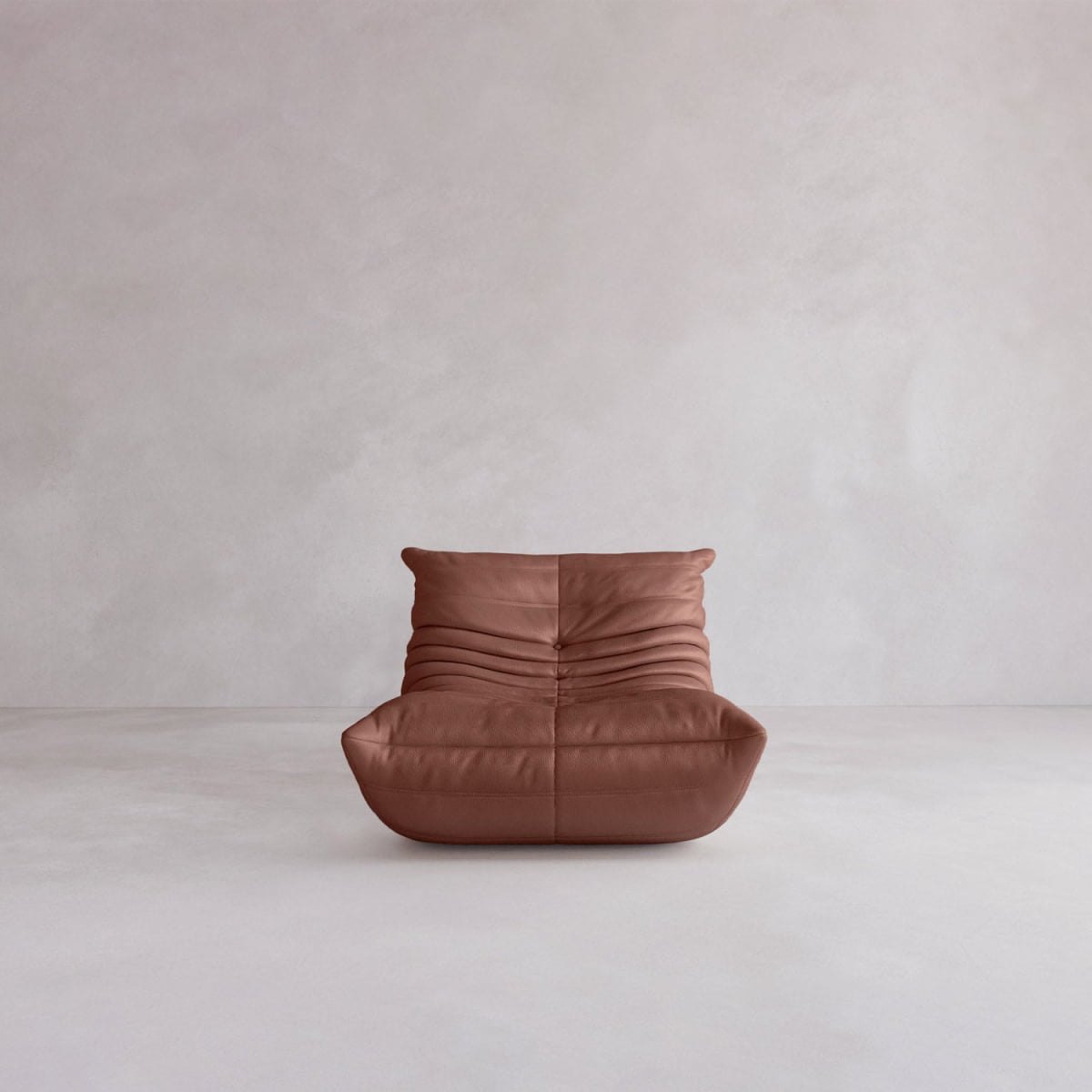 Rolo Lounge Chair - ITALIAN LEATHER / LECA