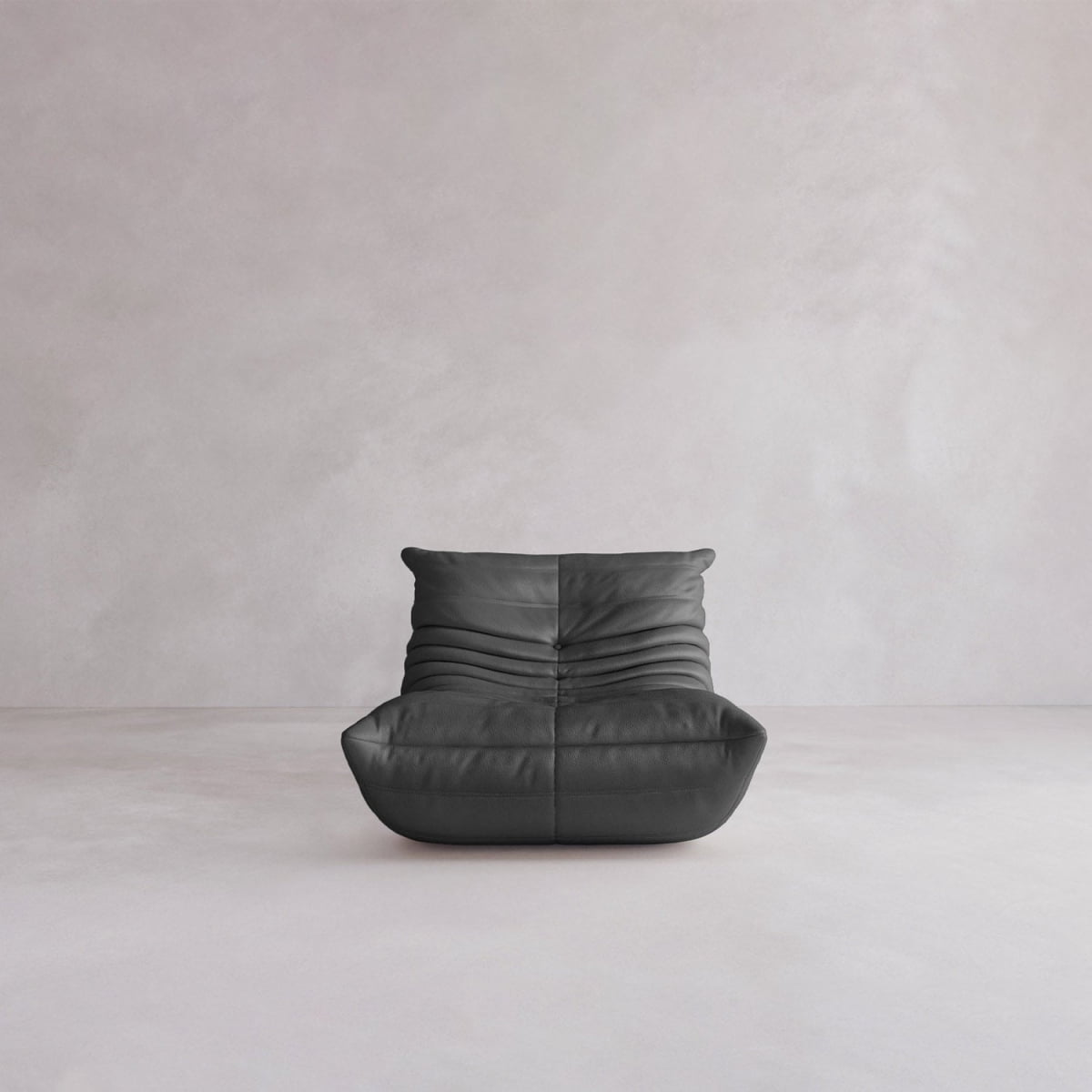 Rolo Lounge Chair - ITALIAN LEATHER / NIGHT