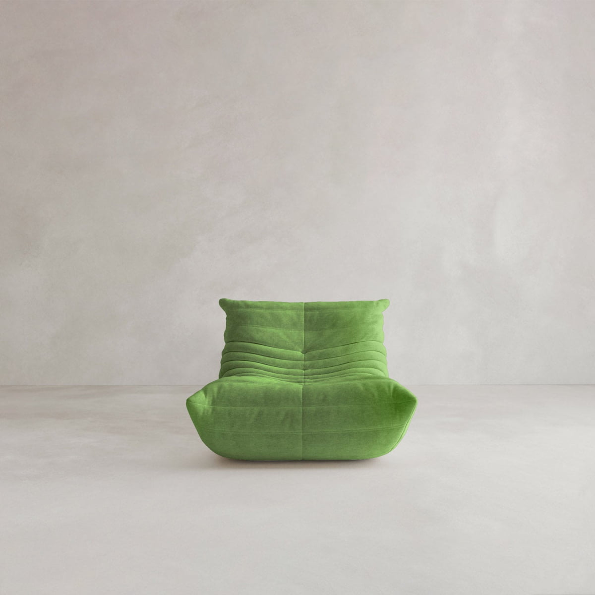 Rolo Lounge Chair - VELVET / BOTTEGA GREEN