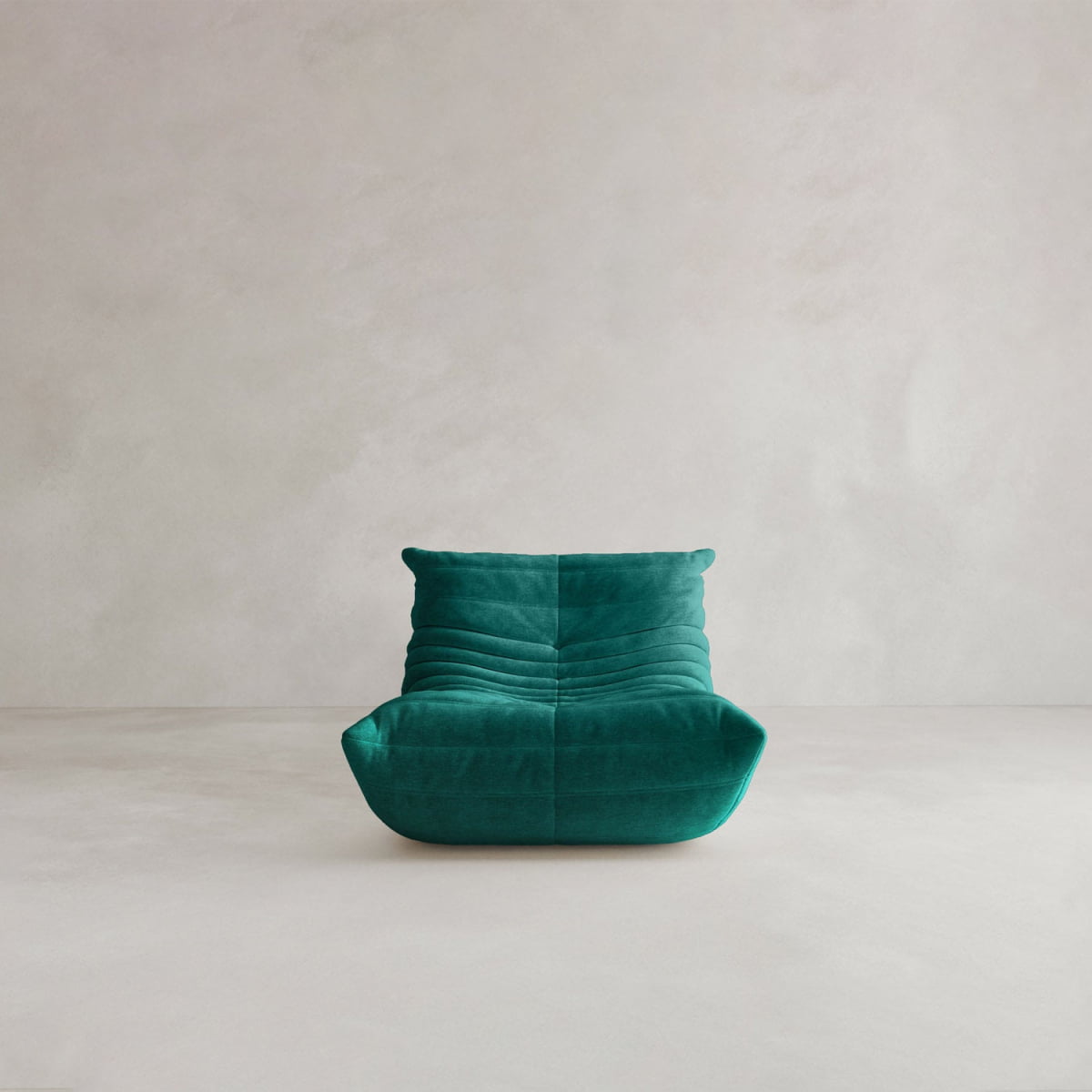 Rolo Lounge Chair - VELVET / OCEAN