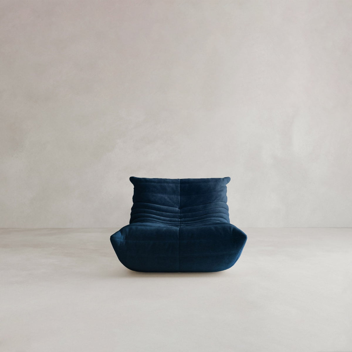 Rolo Lounge Chair - VELVET / WAVE